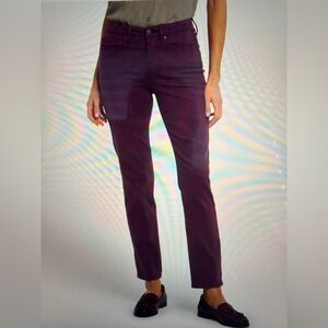 NYDJ Women's Black Sheri Slim Straight Leg Jeans.  Like New.